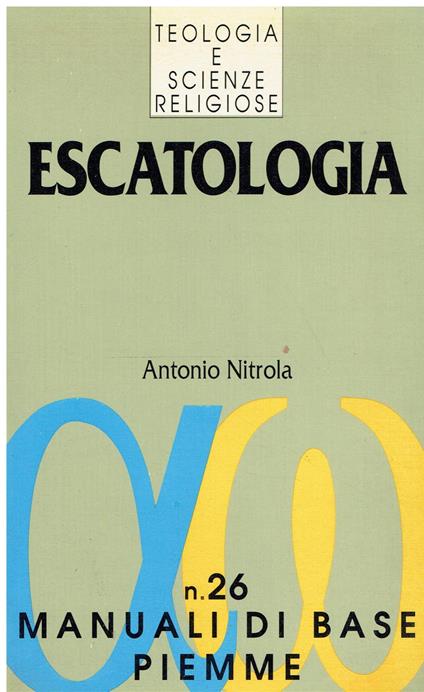 Escatologia - copertina