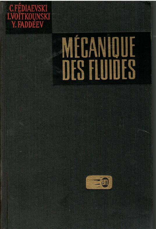 Mécanique des fluides - copertina