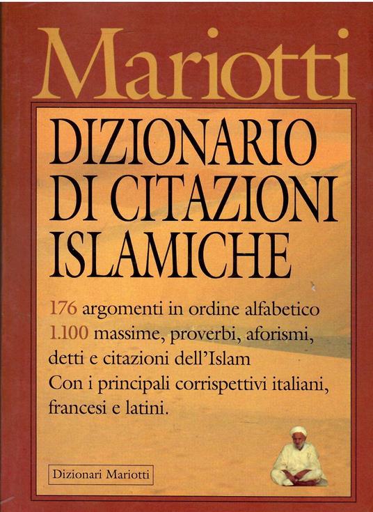 Dizionario Di Citazioni Islamiche - copertina