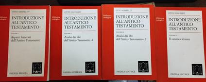 Introduzione all'antico Testamento - Otto Eissfeldt - copertina