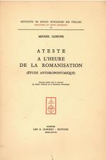 Ateste à l'heure de la romanisation (étude anthroponymique)