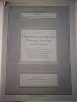 Catalogue of Impressionist and Modern Paintings, Drawings and Sculpture - 10 th March 1971
