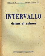 Intervallo Anno I N.2. Rivista Di Cultura