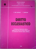 Diritto ecclesiastico. Terza edizione tatalmente rifatta e aggiornata. Serie poket per esami universitari, concorsi, ecc