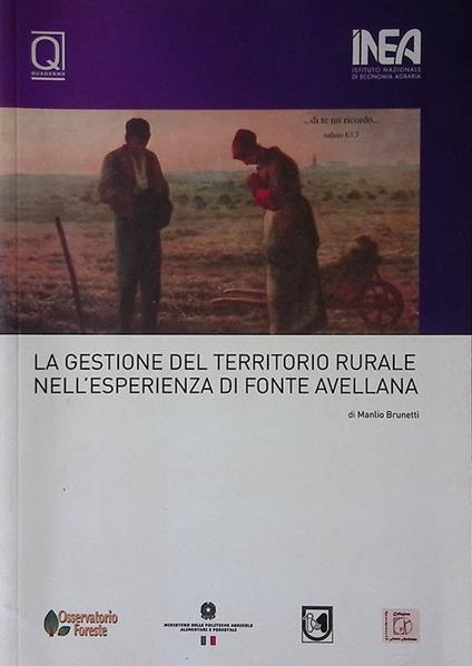 La gestione del territorio rurale nell'esperienza di Fonte Avellana - copertina