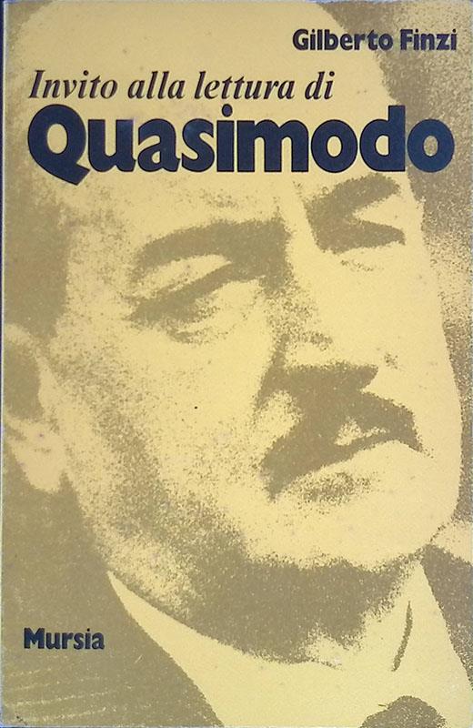 Invito alla lettura di Salvatore Quasimodo - Gilberto Finzi - copertina