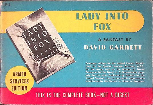 Lady into Fox - copertina