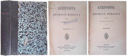 Aurifondina Storico-Biblica. Volume V-VI - copertina