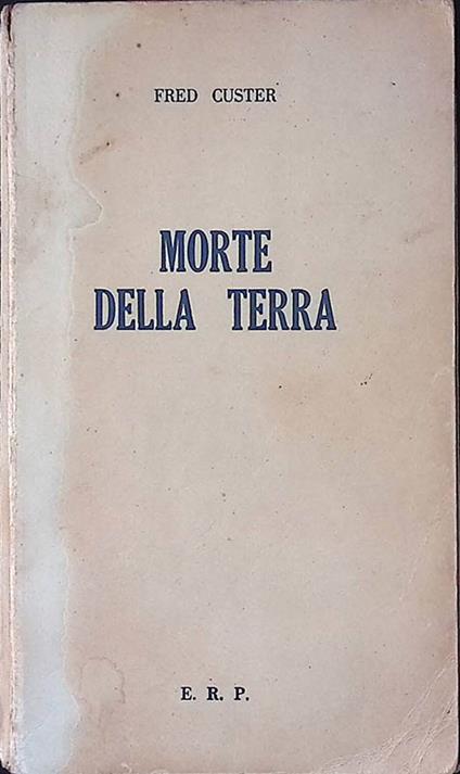 Morte della Terra - copertina