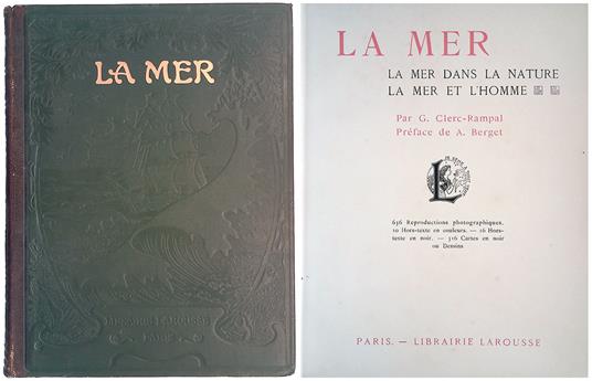 La mer. La mer dans la nature, la mer et l'homme - copertina