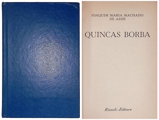 Quincas Borba - Joaquim Machado de Assis - copertina