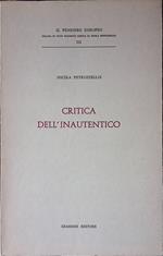 Critica dell'inautentico