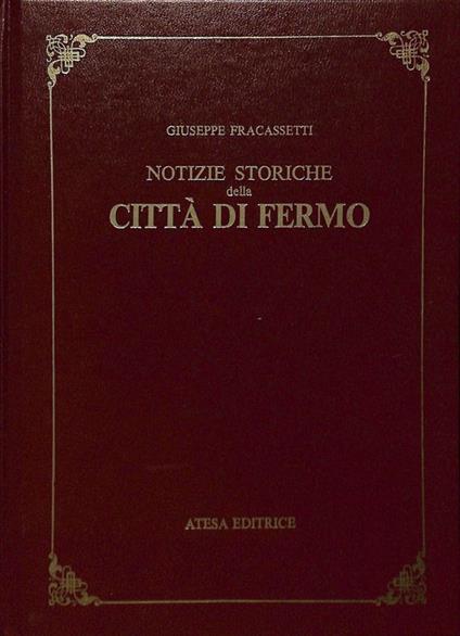 Notizie storiche della città di Fermo - copertina