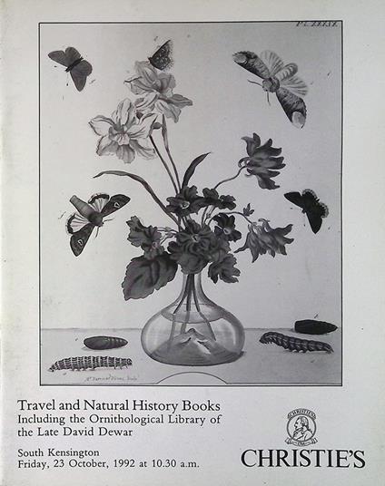 Christie's. Travel and Natural History Books. 23 october 1992 - copertina