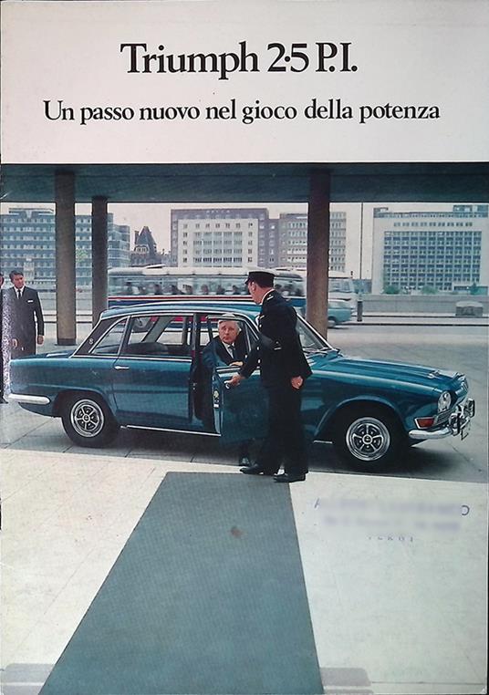 Triumph 2.5 P.I. - Catalogo - copertina