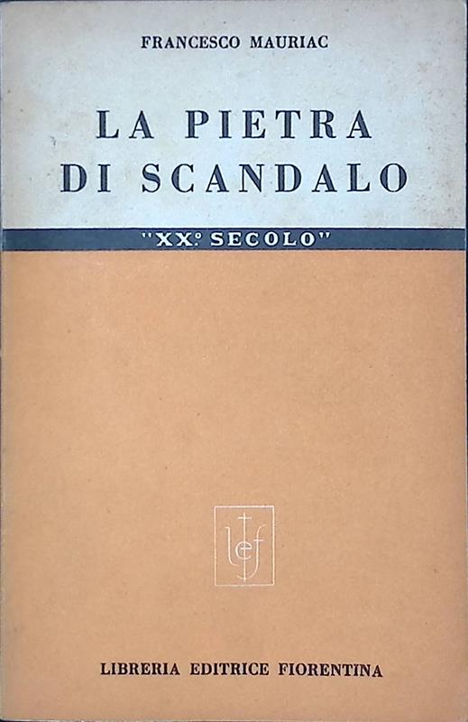 La pietra di scandalo - copertina