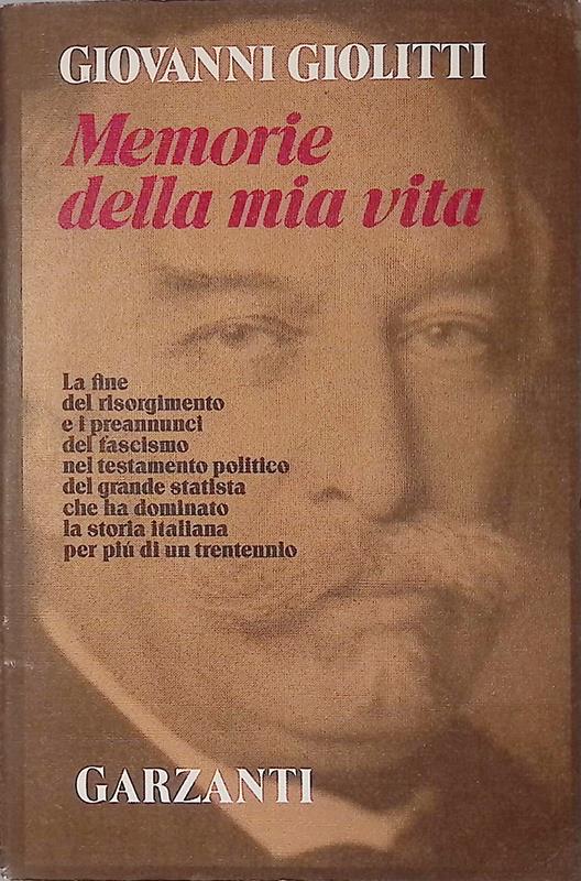 Memorie della mia vita - copertina