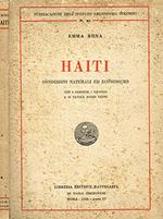 HAITI. Condizioni naturali ed economiche