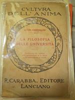 La filosofia delle Università