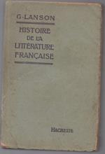 Histoire de la littérature française