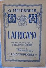 L' Africana-Opera In Cinque Atti Di Eugenio Scribe