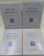 Studi Romani-Rivista bimestrale dell'Istituto di Studi Romani- Anno XI-4 voll