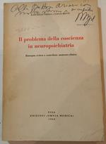 Il problema della coscienza in neuropsichiatria