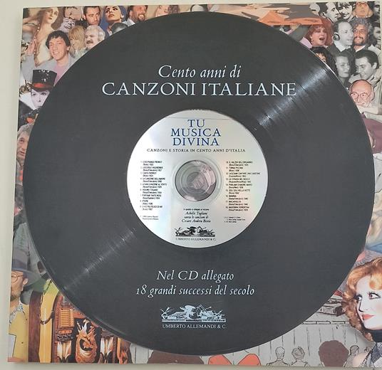 Tu musica divina-Canzoni e storia in cento anni d'Italia - copertina