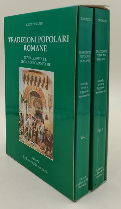 Tradizioni popolari romane-novelle favole e leggende romanesche-2 voll - Giggi Zanazzo - copertina