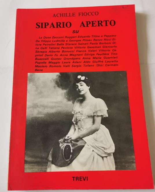 Sipario aperto - Achille Fiocco - copertina