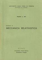 Elementi di meccanica relativistica