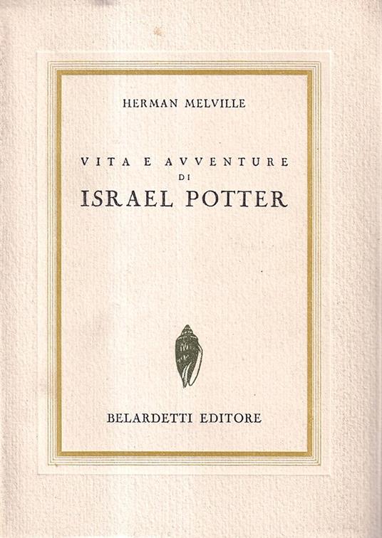 Vita e avventure di Israel Potter - Herman Melville - copertina