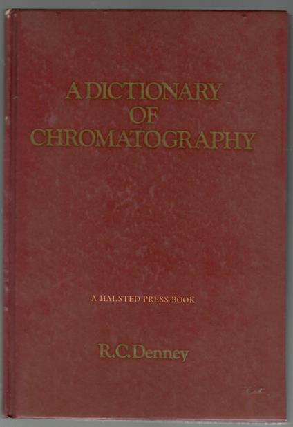 A Dictionary of Chromatography - copertina