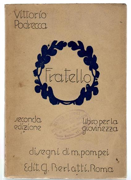 Fratello Libro Per La Giovinezza - copertina