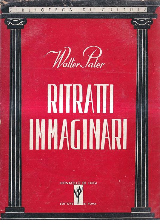 Ritratti immaginari - Walter Pater - copertina