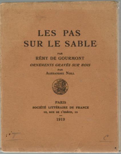 Les pas sur la sable - copertina