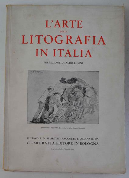 L' arte della litografia in Italia - copertina