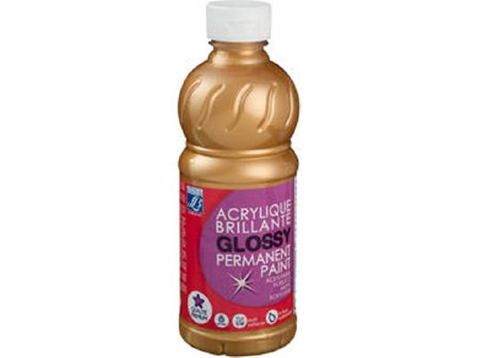 Acrilico Lefranc Enfants Glossy Oro 500 Ml