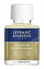 Essiccante di courtrai bianco senza piombo Lefranc & Bourgeois Flacone 75ml