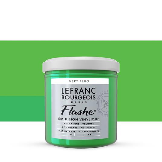 Acrilico Lefranc Flashe Colour 125ml -verde Fluo