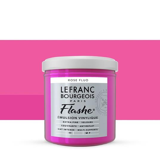 Acrilico Lefranc Flashe Colour 125ml -rosa Fluo