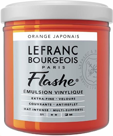 Acrilico Lefranc Flashe Colour 125ml – Arancio Giapponese - 2