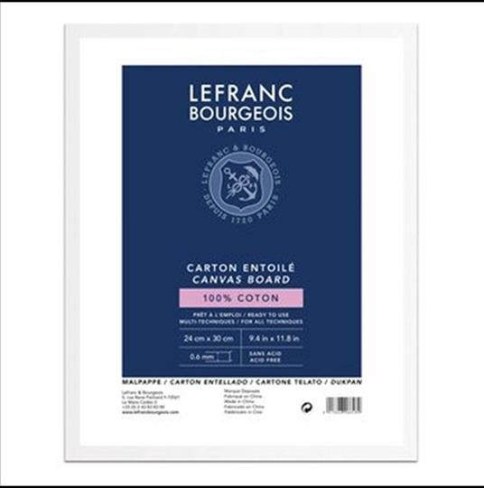 Lefranc Bourgeois Cartone Telato 24x30 cm