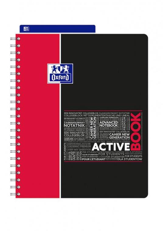 Oxford 400019519 quaderno per scrivere Rosso A4