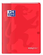 Oxford 400100049 Easybook quaderno spillati 24 x 32 cm 96 pagine 90 g Grandi seyès Rosso