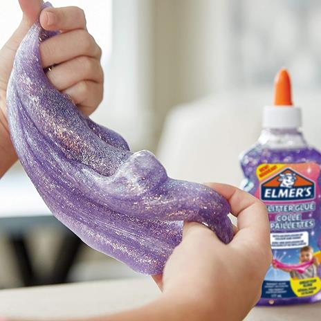 Colla glitterata liquida per Slime Elmer's Viola - 177 ml - 2