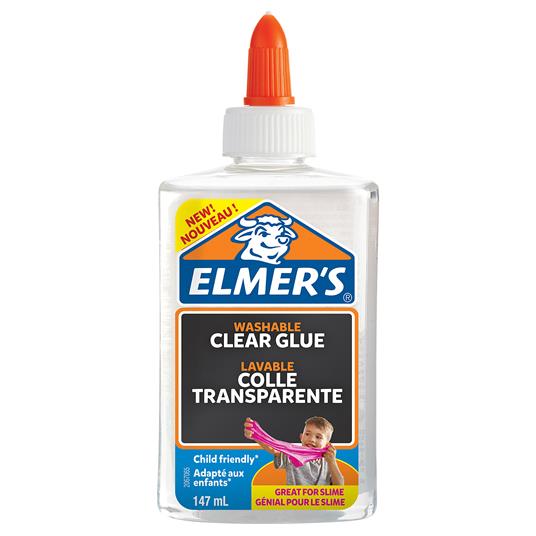 Colla trasparente di Elmer's, 147 mL, lavabile e adatto ai bambini, Ottimo per fare slime e DIY - 2