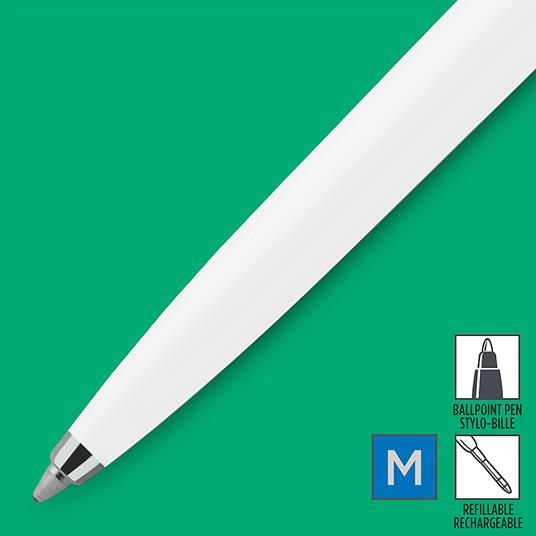 Penna Jotter Original plastic sfera M- WHITE in Blister - 4