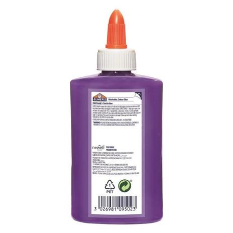 Elmer's Colla Liquida Colore PURPLE OPACO. Flacone da 147 ml - 3