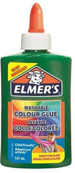 Elmer's Colla Liquida Colore VERDE OPACO. Flacone da 147 ml